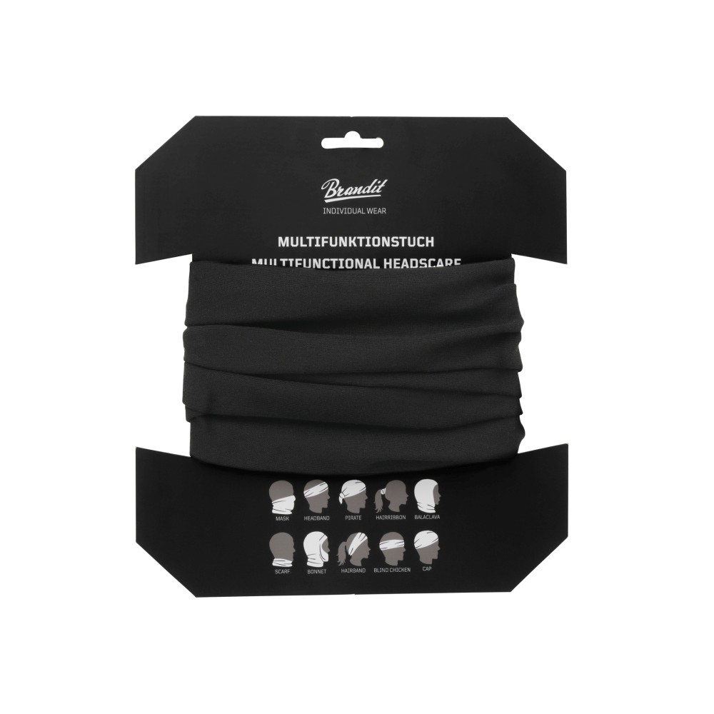 Brandit - Multifunktionstuch Snood/Scarf - One size - Black